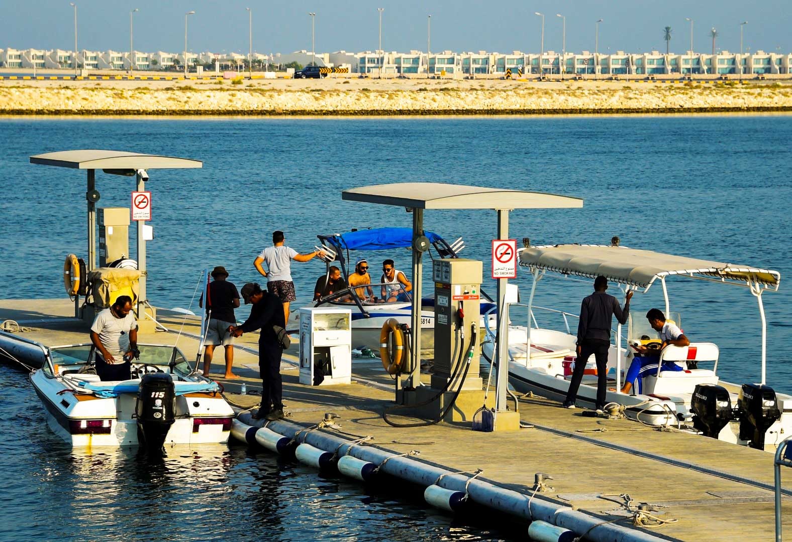 Marine Fuel station